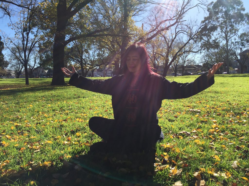 Abby of Qigong Melbourne. Photo credit - Jan Harrison